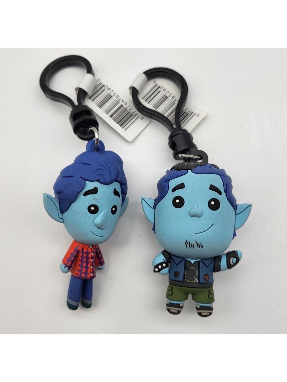 Disney 3D Keychain Lot Pixar Onward Barley Ian
